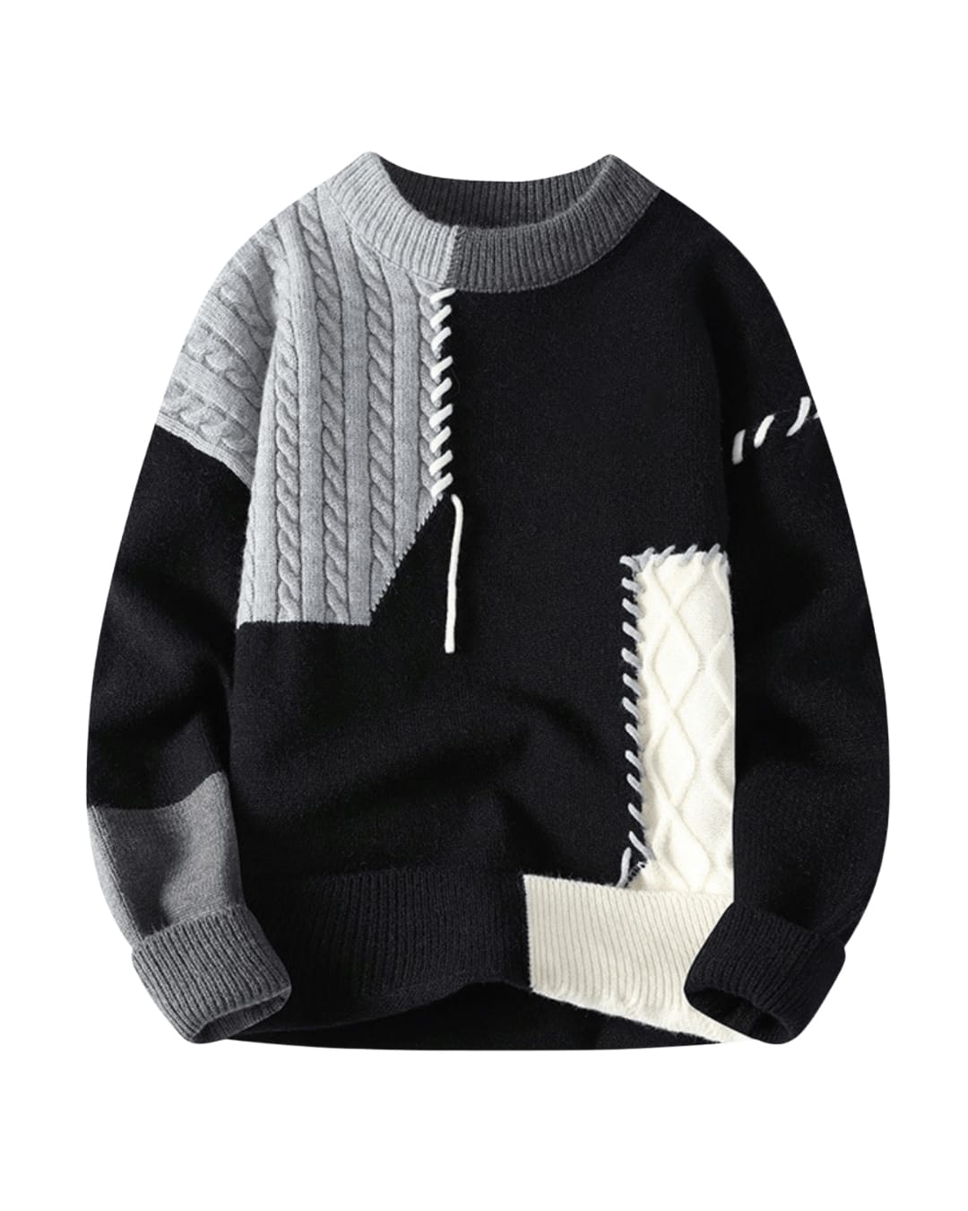 DONACCI Patchwork Sweater