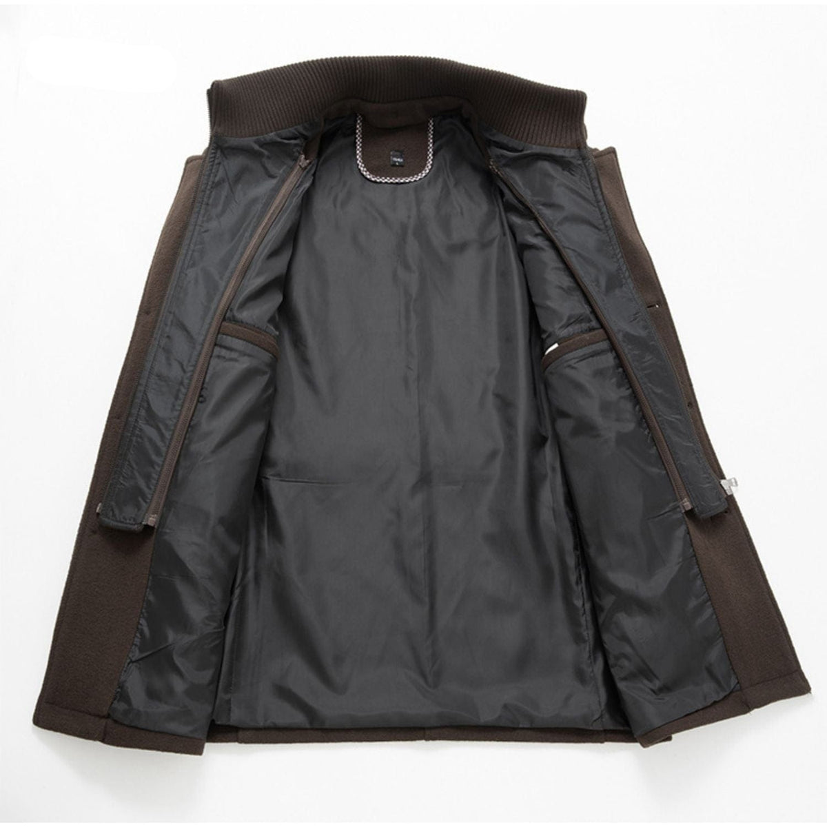 WoolGuard™ Winterjas | Wolmix, dubbele kraag & Britse erfgoedstijl