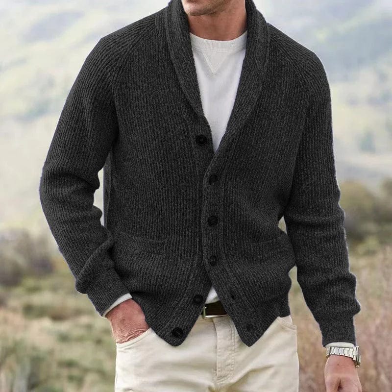 Varel | Long-sleeved cardigan with buttons