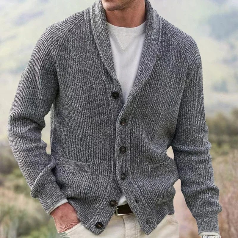 Varel | Long-sleeved cardigan with buttons