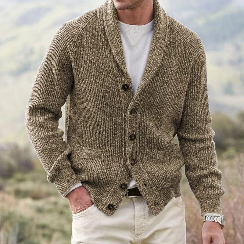 Varel | Long-sleeved cardigan with buttons