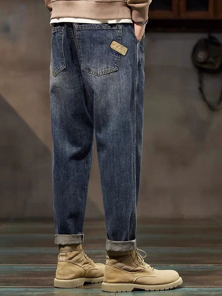 Men's Vintage Balloon Jeans with Loose Fit