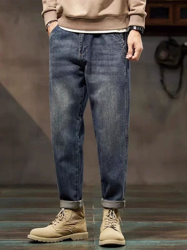 Men's Vintage Balloon Jeans with Loose Fit