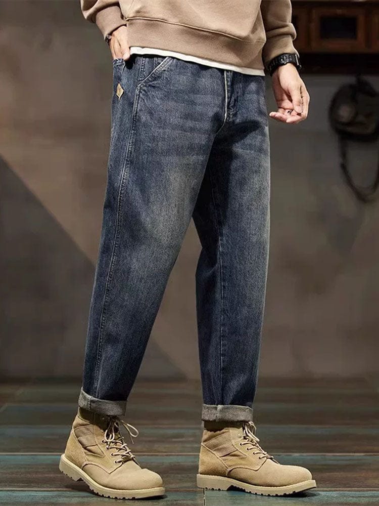 Men's Vintage Balloon Jeans with Loose Fit