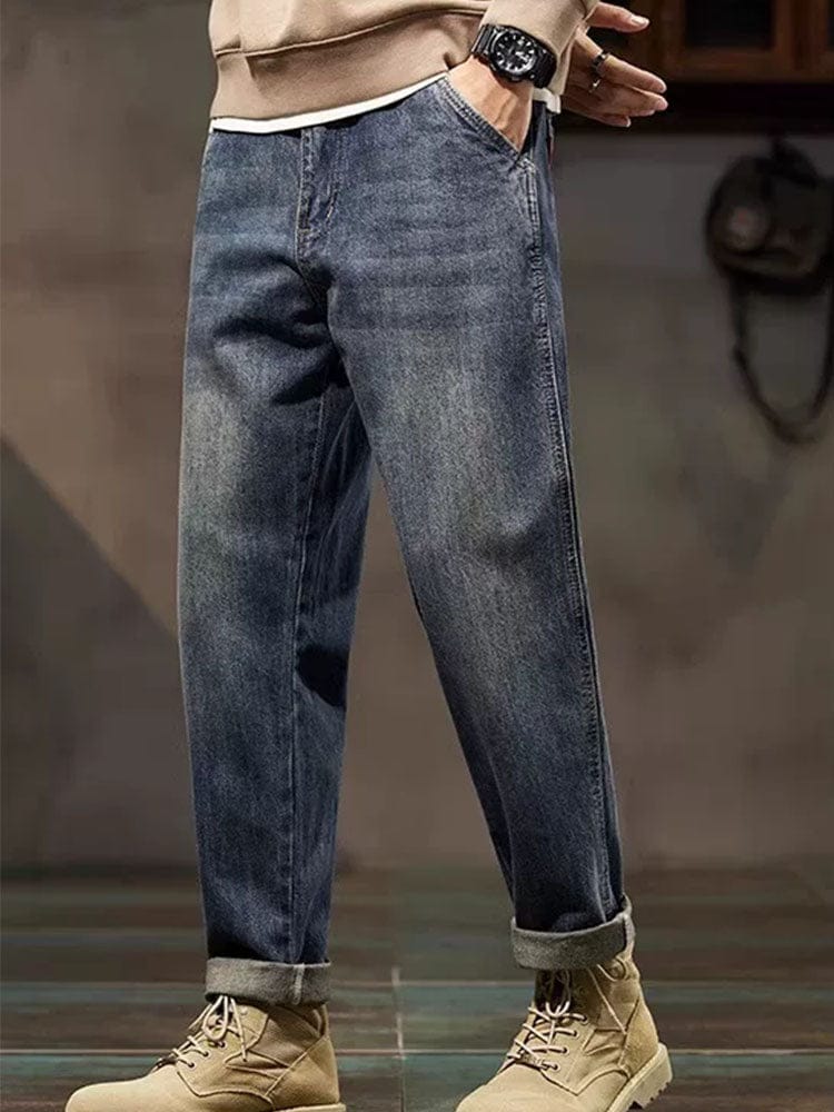 Men's Vintage Balloon Jeans with Loose Fit