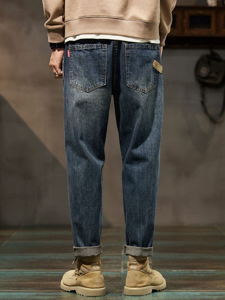 Men's Vintage Balloon Jeans with Loose Fit