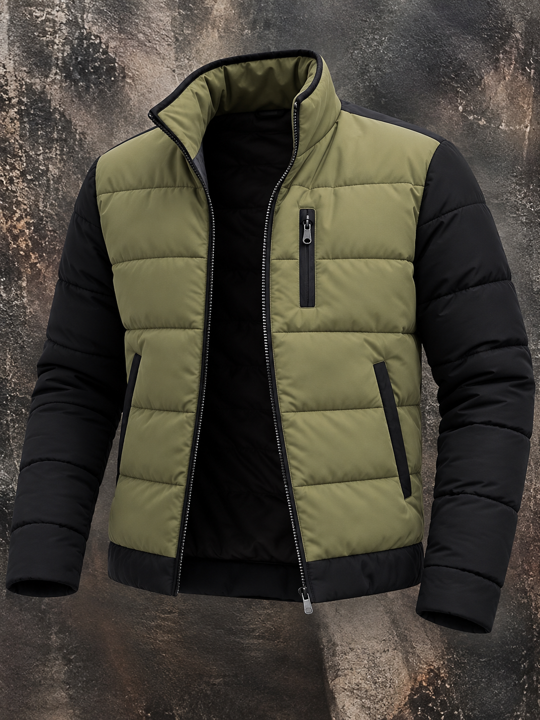 Bernard | Men's quilted zip-up jacket