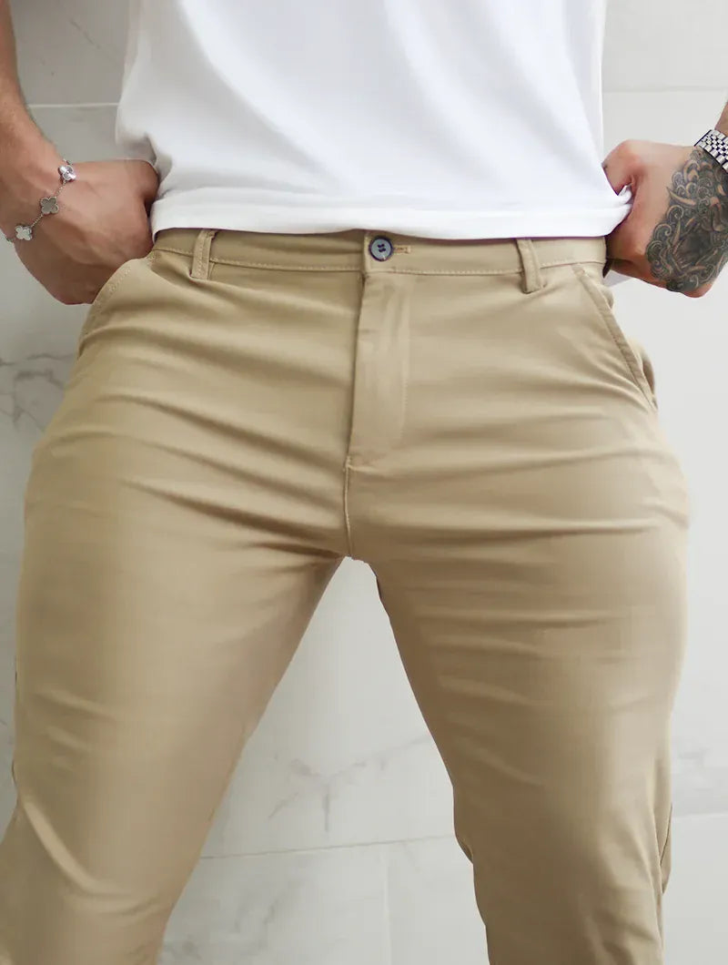 Noa Stretch Pants - Khaki