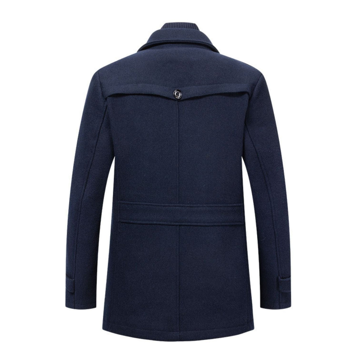 WoolGuard™ Winterjas | Wolmix, dubbele kraag & Britse erfgoedstijl