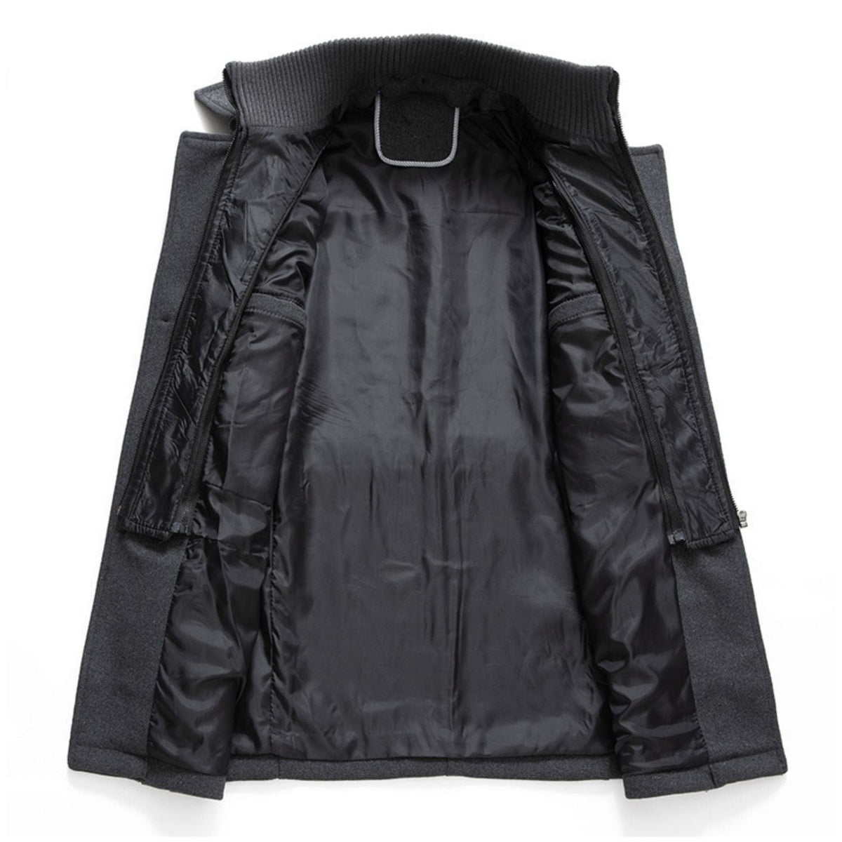 WoolGuard™ Winterjas | Wolmix, dubbele kraag & Britse erfgoedstijl