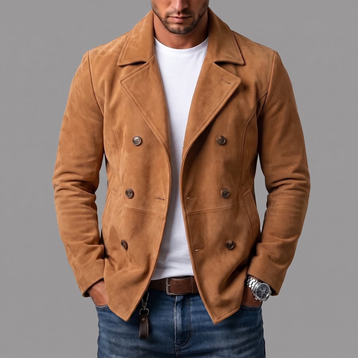 DONACCI Suede Coat