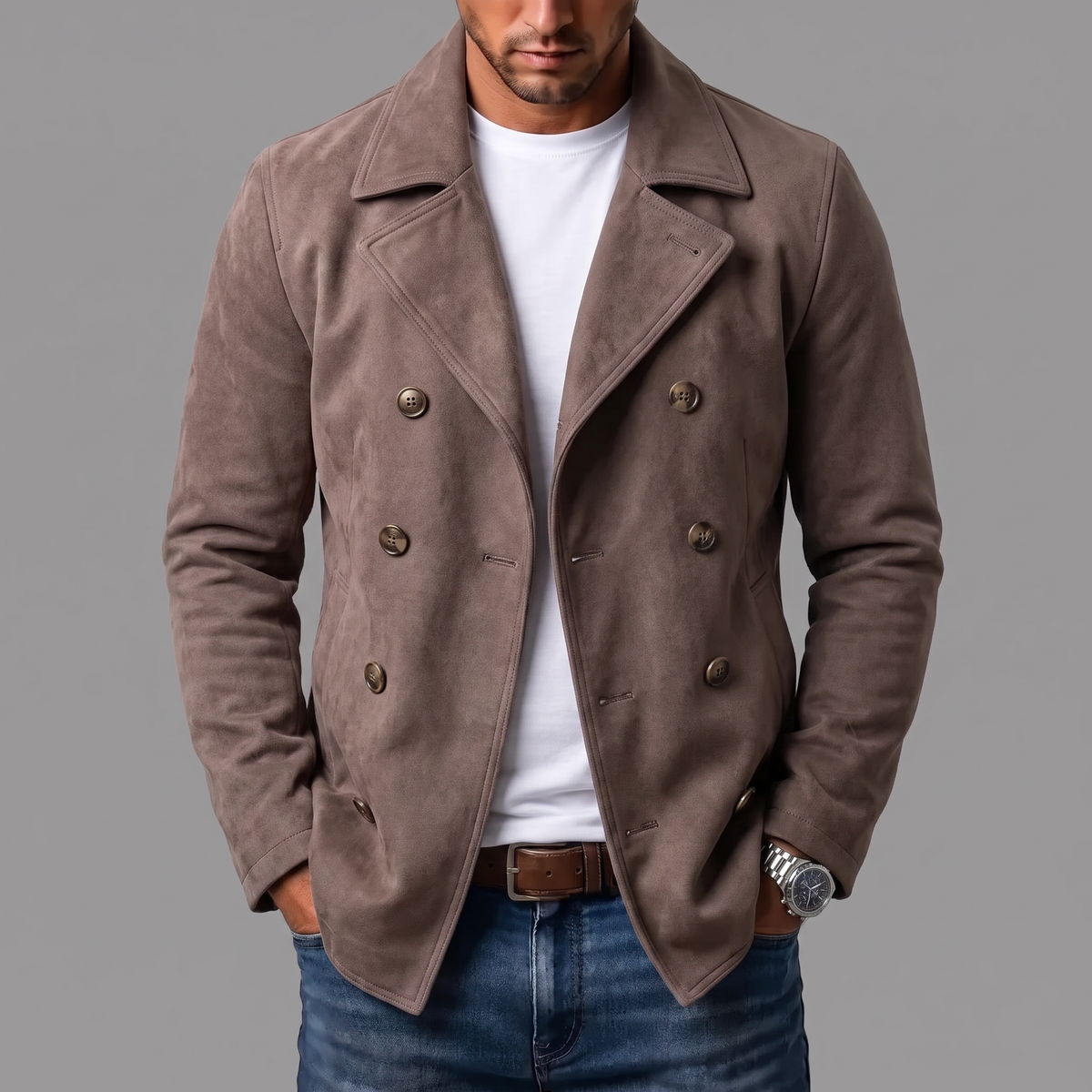 DONACCI Suede Coat