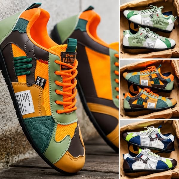 Colorful Retro Sneakers