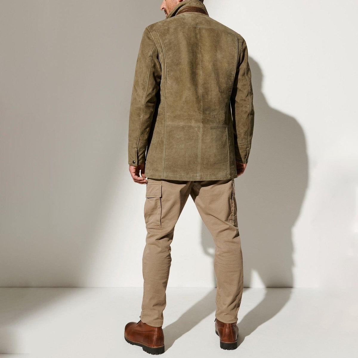 Luca - Giacca Vintage Elegante con Collo per Uomini