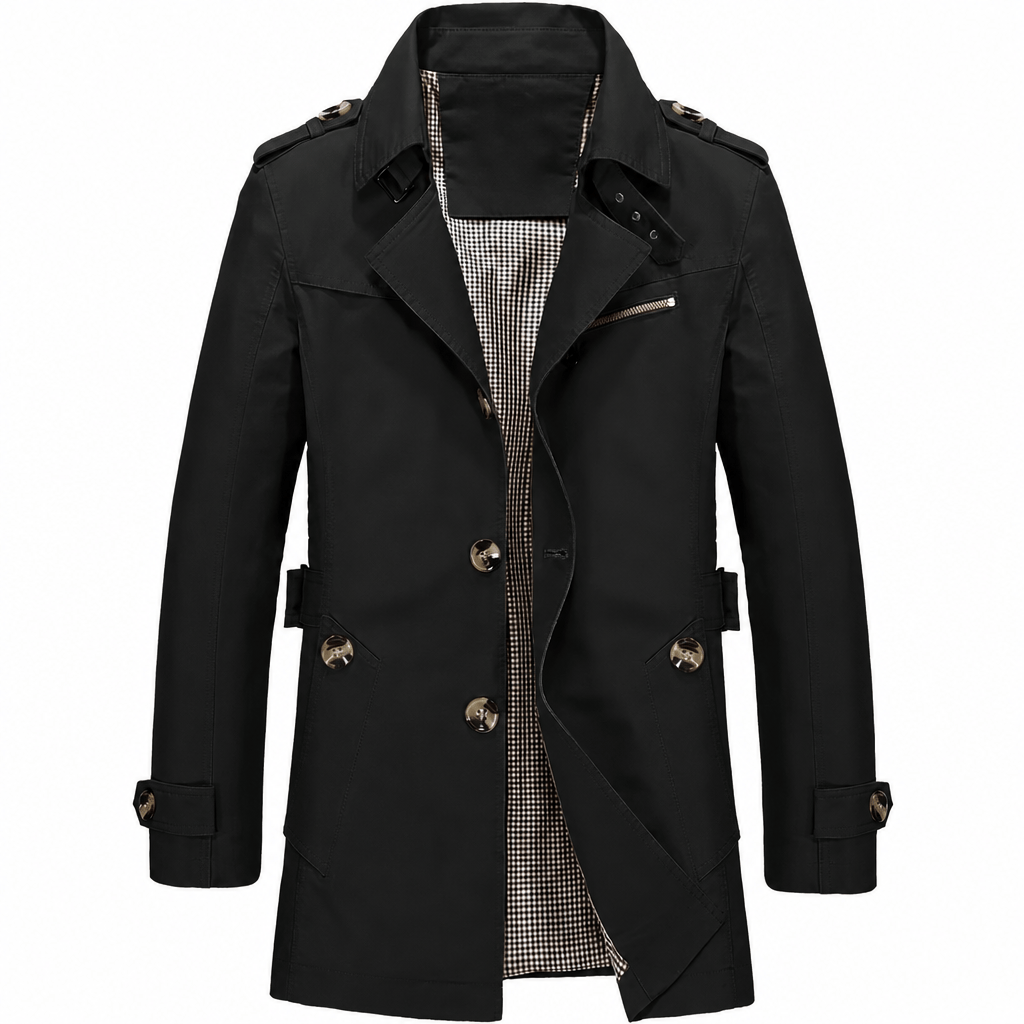 Men's Pure Cotton Casual Jacket, Outdoor Work Jacket for Spring and Autumn