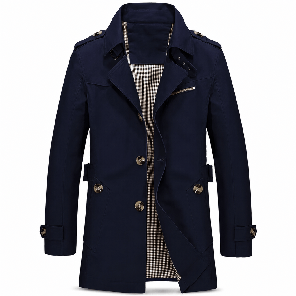 Men's Pure Cotton Casual Jacket, Outdoor Work Jacket for Spring and Autumn